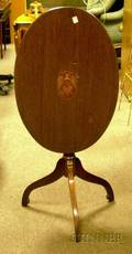 Federalstyle Inlaid Mahogany Tilttop Candlestand