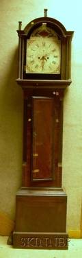 Federal Mahogany Inlaid Tall Clock
