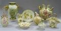Nine Assorted European Decorated Porcelain Table Items