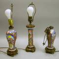 Three Chinese Export Lamps
