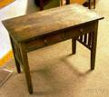 Childs Arts  Crafts Oak TwoDrawer Desk