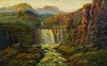 Alfred Addy American 19101998 Mountain Cascade