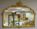 Rococostyle Carved Giltwood Overmantel Mirror