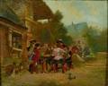 Fritz Vogler French 19th Century Countryside Gathering