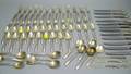 Seventythree Piece Gorham Sterling Silver Lyric Pattern Flatware Set
