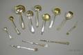 Assembled Group of Twelve American Sterling Silver Flatware Serving Pieces