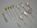 Group of American Sterling Silver Flatware and a Silver Plated Stilton Cheese Scoop