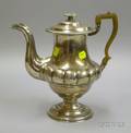 19th Century Sheffield Silver Plated Tall Coffeepot