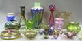 Nineteen Pieces of Miscellaneous Art Glass