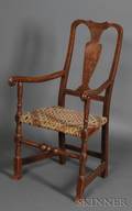Queen Anne Maple Armchair