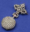 Antique Diamond Pendant Watch France