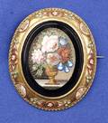 A Fine Antique Micromosaic Brooch