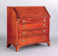 MidAtlantic Federal mahogany slant front desk ca 1800