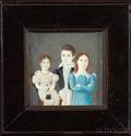 Portrait Miniature of Three Children