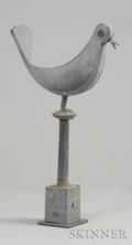 Molded Sheet Zinc Bird on Stand