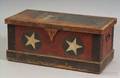 Pine Paintdecorated Militia Box