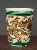 Slipmarbled Mochaware Tumbler