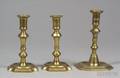 Three Brass Candlesticks