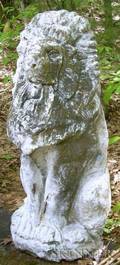 Large Cast Stone Figure of a Lion