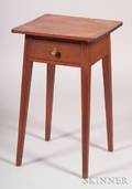 Federal Mahogany Onedrawer Stand on Splayed Legs