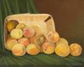 ItalianAmerican School 19th Century Still Life with Peaches
