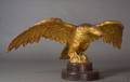 Large Gilt Cast Iron Architectural Eagle