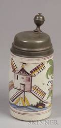 Erfurttype Tin Glazed Earthenware Tankard