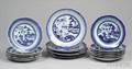Eighteen Canton Porcelain Plates
