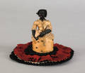 Felt pen wipe of a standing black woman 19th c
