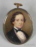 Portrait Miniature of Mr MB Jackson