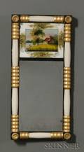 Classical Painted and Gilt Splitbaluster Mirror