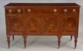Federal Mahogany and Mahogany Veneer Carved Sideboard