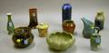 Ten Pieces of Assorted Glazed Studio Art Pottery