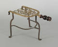 Brass and iron trivet early 19th c