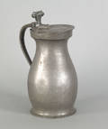 Large New York pewter measure late 18th c