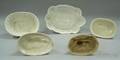 Five Ceramic Food Molds