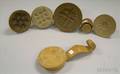 Six Abstract Carved Wooden Butter Molds