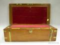 English Brassbound Mahogany Lap Desk