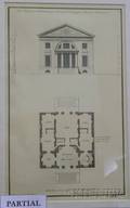 Six Framed Continental Black and White Architectural Engravings