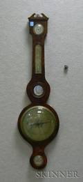 Mahogany Wheel Barometer