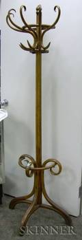 Bentwood Demilune Coat Rack