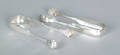 American Federal coin silver sugar tongs by William Miller Charleston SC ca 1820