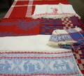 Four Woven Cotton Tablecloths a Set of Six Napkins and a Table Scarf