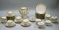Fortypiece Furstenberg Gilt Porcelain Partial Tea Service