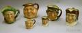 Six Royal Doulton Character Jugs