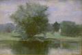 American School 20th Century Spring Landscape