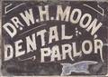 Painted Galvanized Metal Dental Parlor Trade Sign