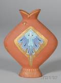 Wedgwood Christopher Dresser Design Terra Cotta Fish Vase