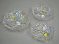 Three Hoare Cut Glass Dishes