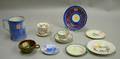 Eleven Pieces of Mostly Staffordshire Decorated Ceramic Tableware